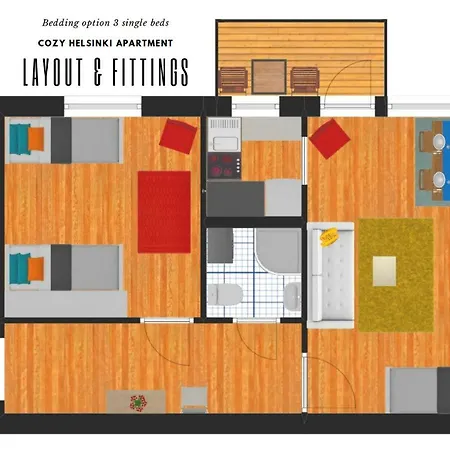 Cozy Appartement Helsinki